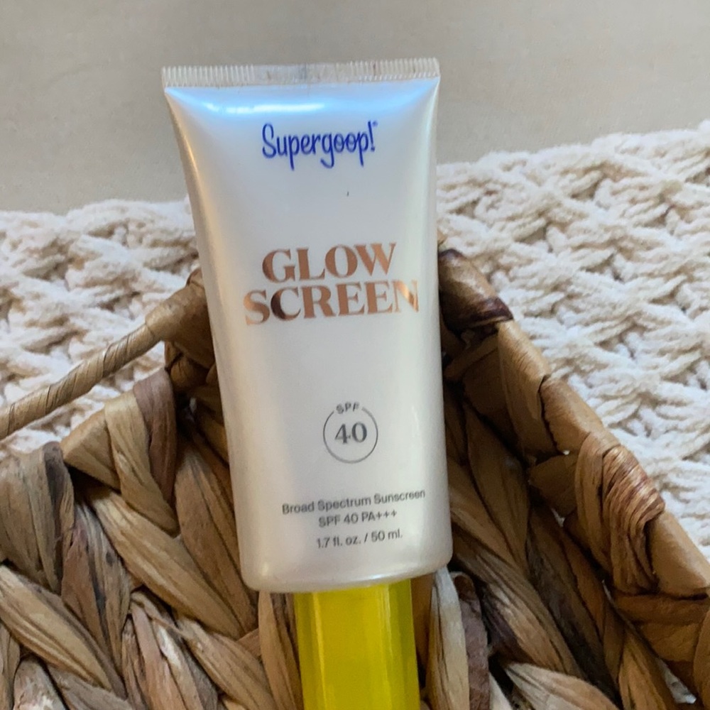 Supergoop glow screen sunscreen